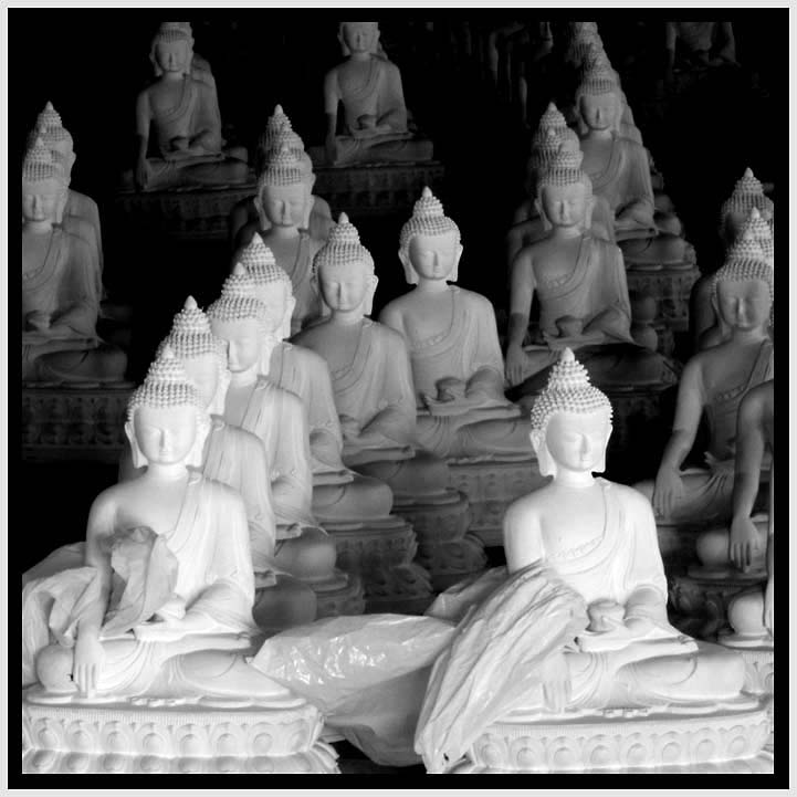 CLIFF CREGO | "THE BUDDHA BARN," EWAM—Garden of 1000 Buddhas