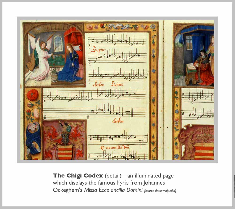 The magnificent Chigi Codex (detail)
