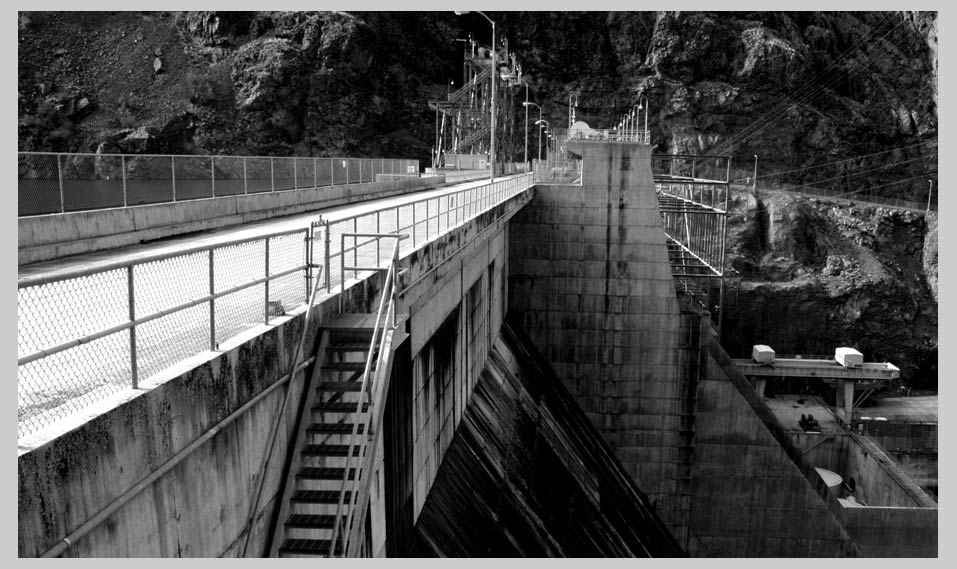 CLIFF CREGO | Hells Canyon Dam II . . . view from downstream side