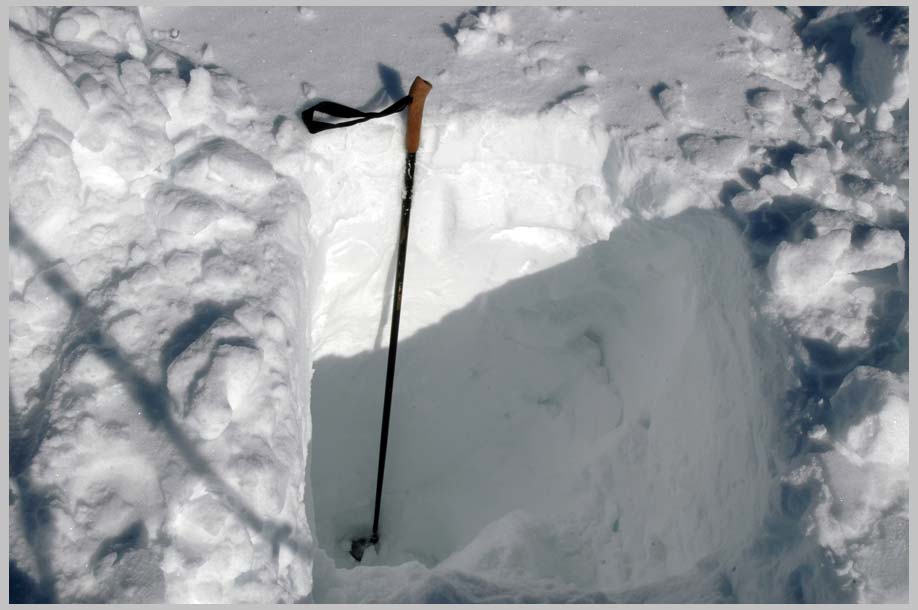 Snow Profile at 2000 m.  (I.26.2009)