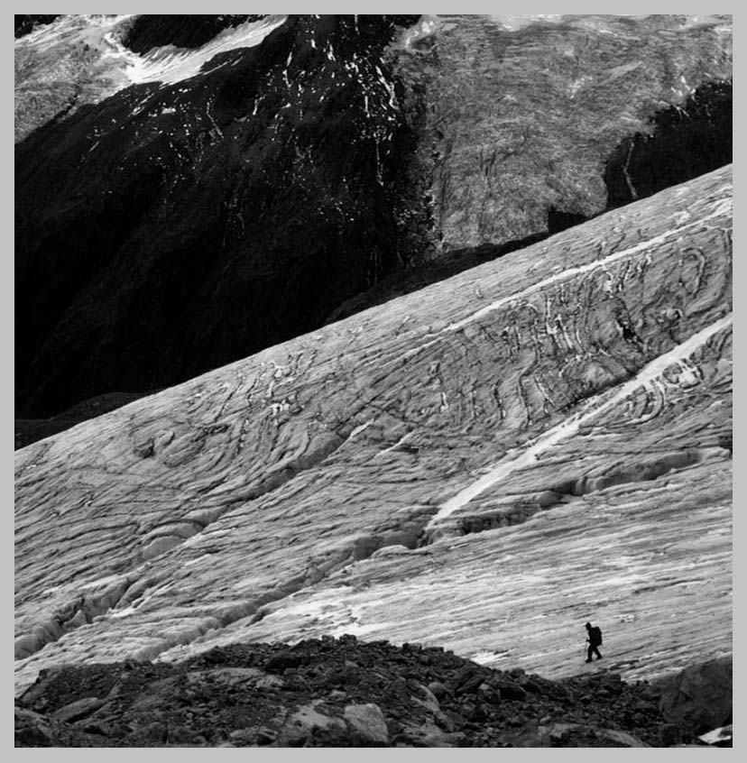 Autumn Glacier, the Central Alps